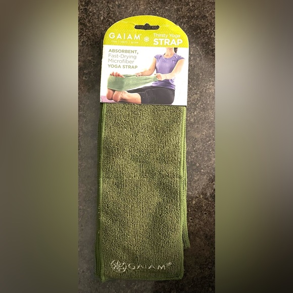 GAIAM Other - Gaiam Thirsty Yoga Strap Absorbent Fast Drying Strap New
